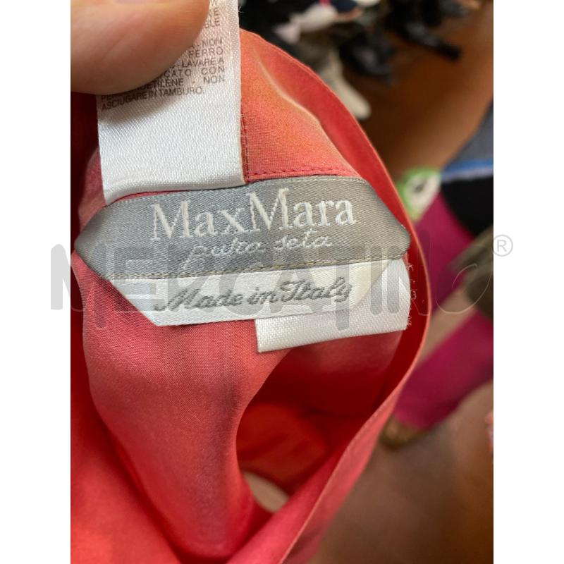 CAMICIA DONNA MAX MARA SMANICATA ROSA  | Mercatino dell'Usato Torino tenivelli 4