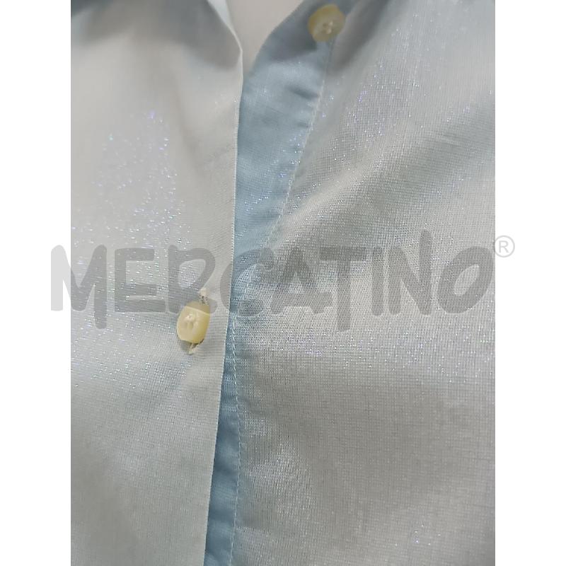 CAMICIA DONNA OUTRAGE CELESTE CANGIANTE MANICA 3/4 | Mercatino dell'Usato Torino tenivelli 4