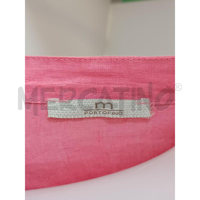 CAMICIA DONNA PORTOFINO LINO ROSA  | Mercatino dell'Usato Torino tenivelli 4
