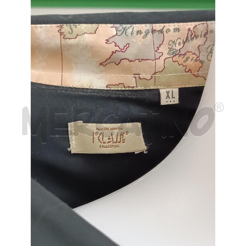 CAMICIA DONNA PRIMACLASSE NERA FANTASIA GEOCLASSICA AL COLLO  | Mercatino dell'Usato Torino tenivelli 4