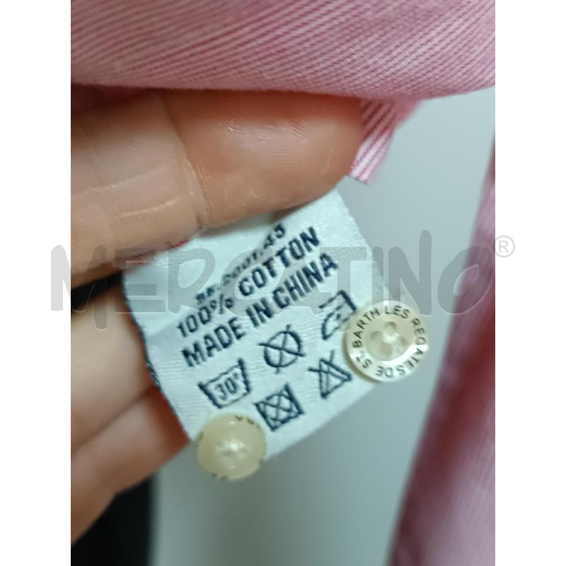 CAMICIA DONNA ST BARTH ROSSA BIANCA RIGHE EDIZIONE LIMITATA  | Mercatino dell'Usato Torino tenivelli 4