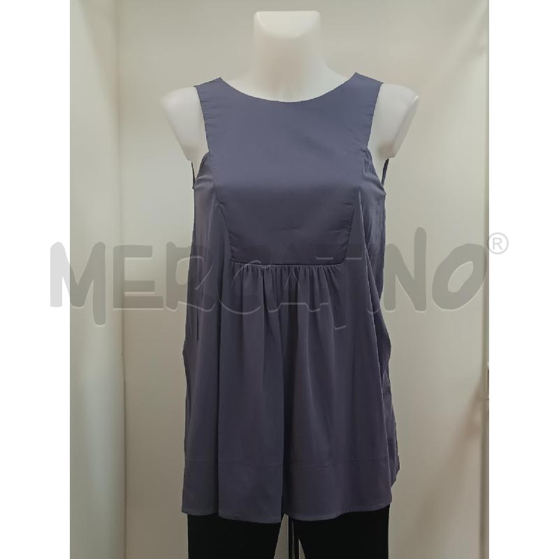 CANOTTA DONNA ALPHA STUDIO VIOLA SMANICATA  | Mercatino dell'Usato Torino tenivelli 1
