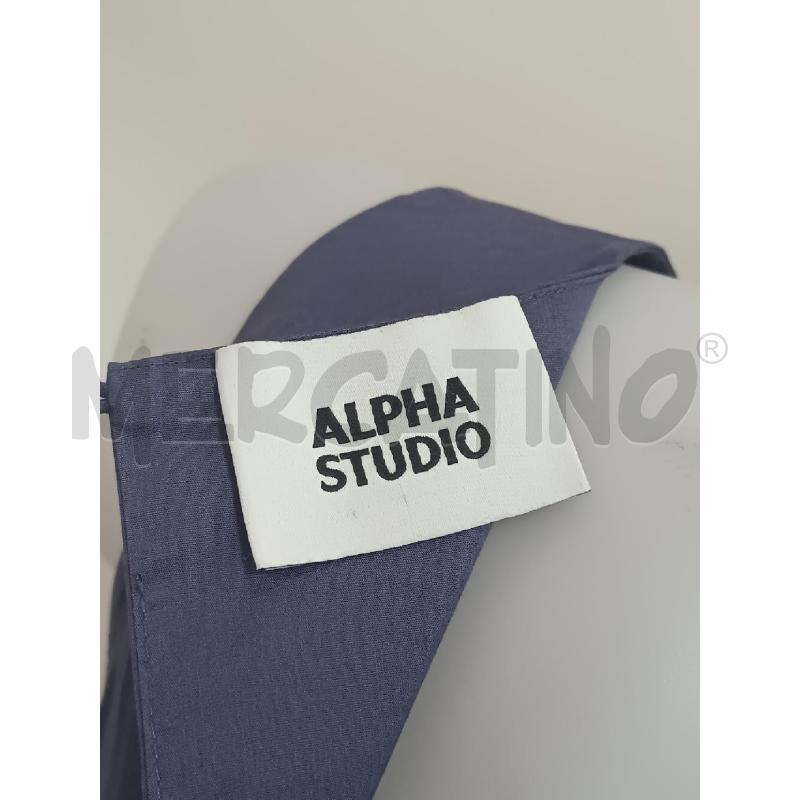 CANOTTA DONNA ALPHA STUDIO VIOLA SMANICATA  | Mercatino dell'Usato Torino tenivelli 5