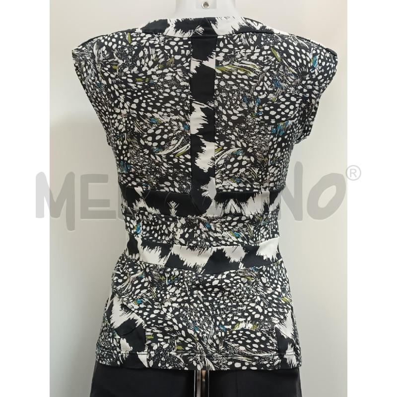 CANOTTA DONNA DIANE VON FURSTENBERG GRIGIA FANTASIA BIANCA  | Mercatino dell'Usato Torino tenivelli 4