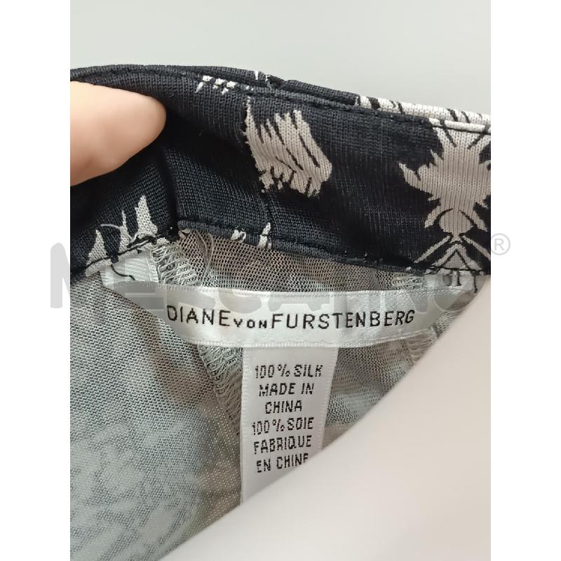 CANOTTA DONNA DIANE VON FURSTENBERG GRIGIA FANTASIA BIANCA  | Mercatino dell'Usato Torino tenivelli 5