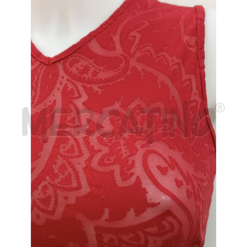 CANOTTA DONNA ETRO ROSSA  | Mercatino dell'Usato Torino tenivelli 2