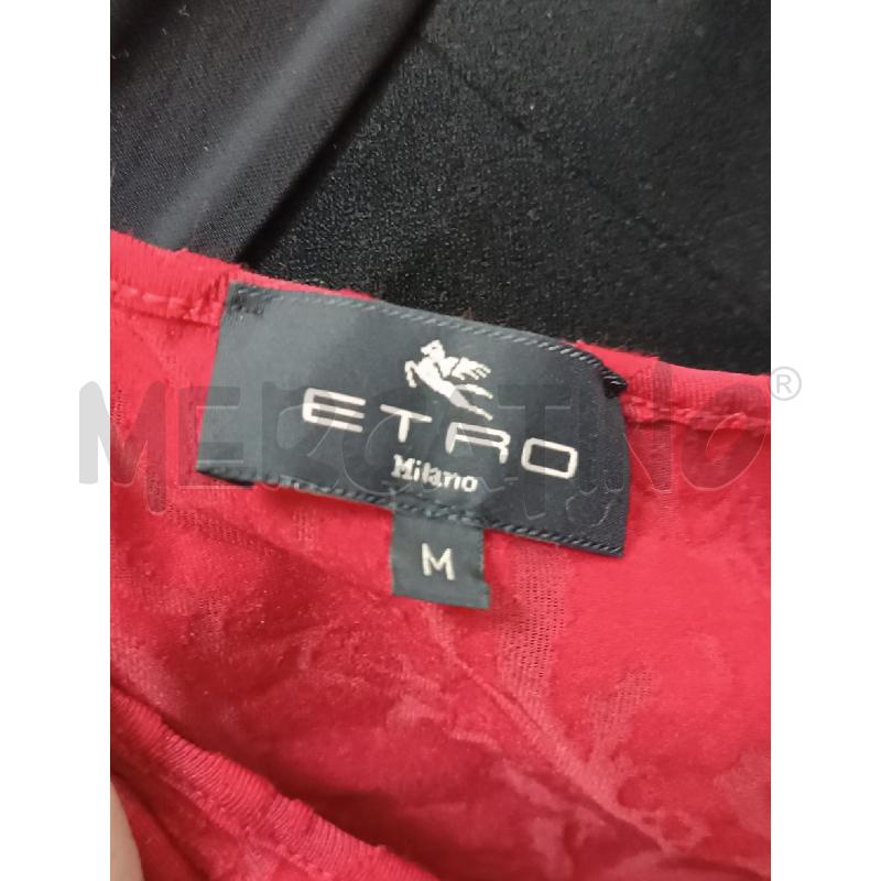 CANOTTA DONNA ETRO ROSSA  | Mercatino dell'Usato Torino tenivelli 4