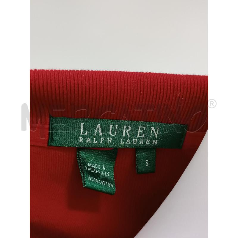CANOTTA DONNA RALPH LAUREN ROSSO  | Mercatino dell'Usato Torino tenivelli 5