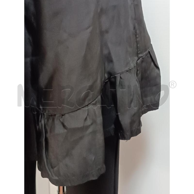 CANOTTA DONNA TWIN SET NERA SATINATA FIOCCO AL COLLO  | Mercatino dell'Usato Torino tenivelli 3