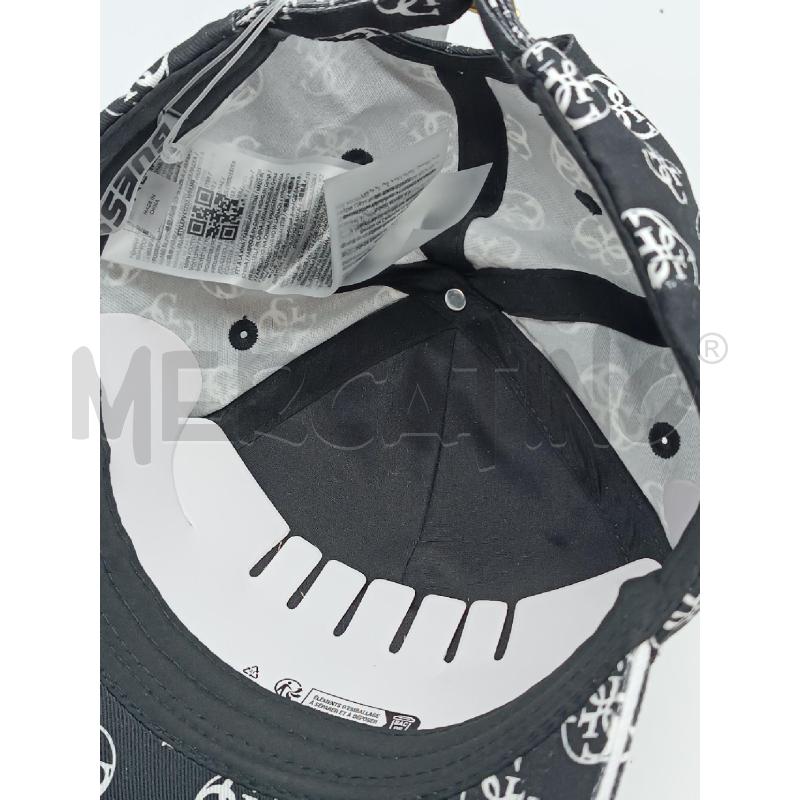 CAPPELLO CON VISIERA DONNA GUESS NERO BIANCO  | Mercatino dell'Usato Torino tenivelli 3