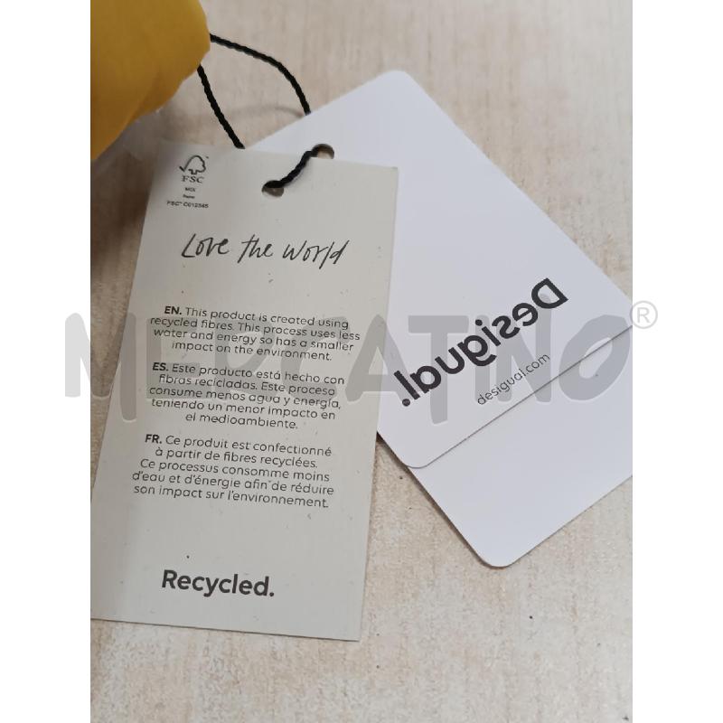 CAPPELLO UBNISEX DESIGUAL GIALLO SENAPE   | Mercatino dell'Usato Torino tenivelli 3