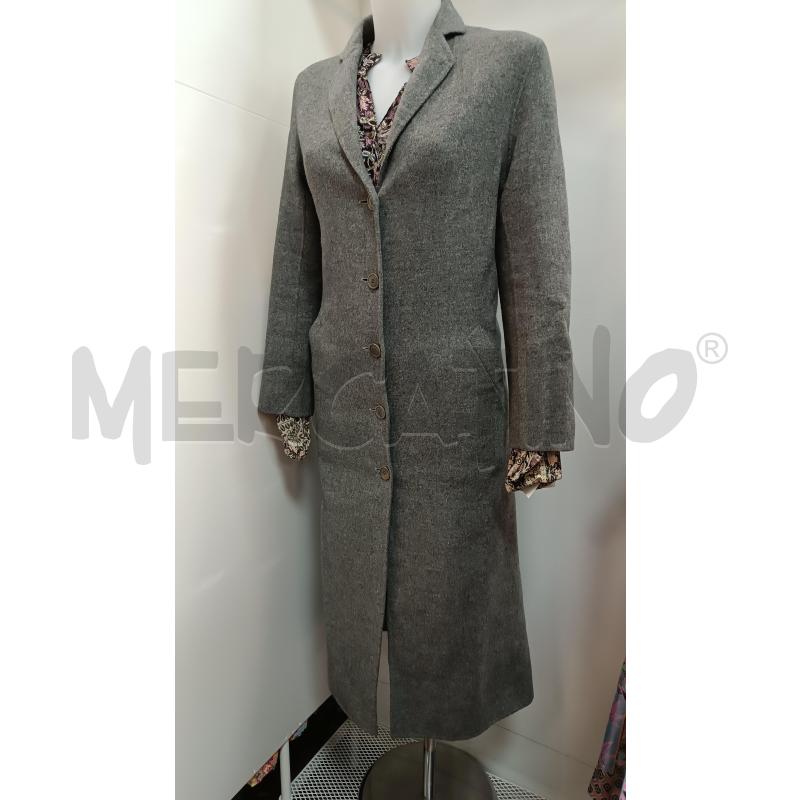CAPPOTTO DONNA MASSIMO DUTTI WOMAN GRIGIO LUNGO DI LANA  | Mercatino dell'Usato Torino tenivelli 1