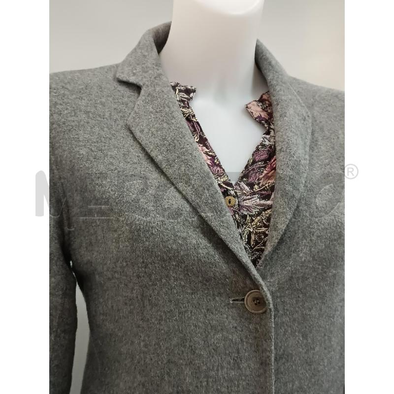CAPPOTTO DONNA MASSIMO DUTTI WOMAN GRIGIO LUNGO DI LANA  | Mercatino dell'Usato Torino tenivelli 2
