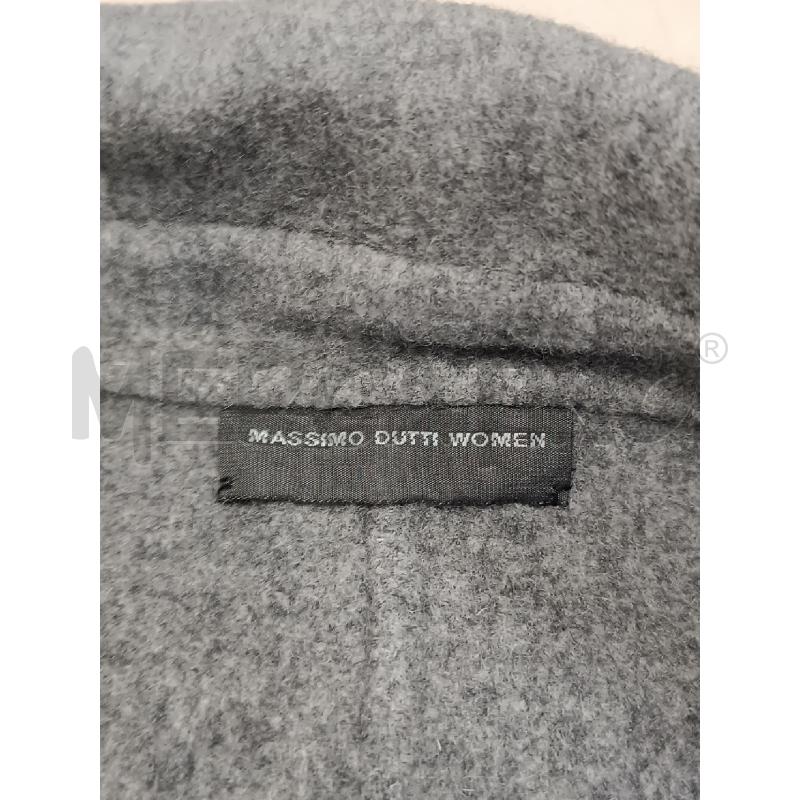 CAPPOTTO DONNA MASSIMO DUTTI WOMAN GRIGIO LUNGO DI LANA  | Mercatino dell'Usato Torino tenivelli 5