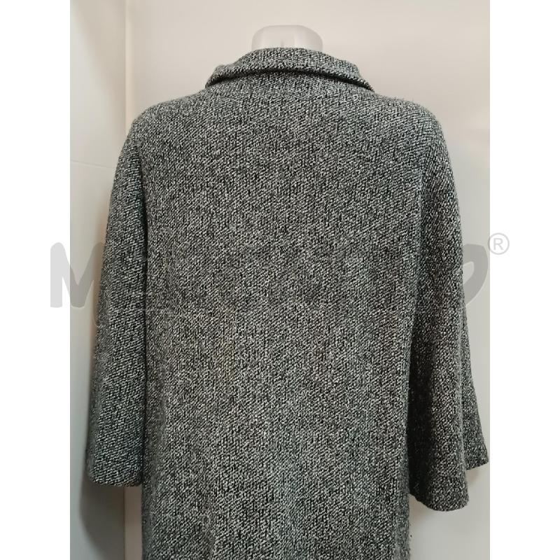 CAPPOTTO DONNA PENNYBLACK GRIGIO MELANGE CON CINTURA ECOPELLE  | Mercatino dell'Usato Torino tenivelli 3