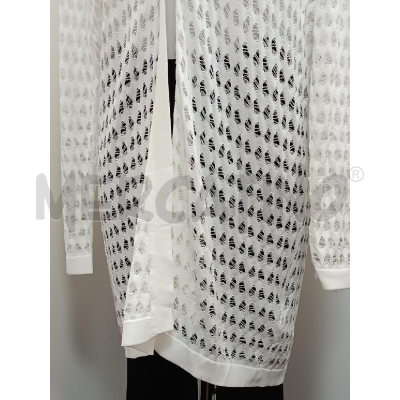 CARDIGAN DONNA OLTRE TRAFORATO BIANCO | Mercatino dell'Usato Torino tenivelli 2