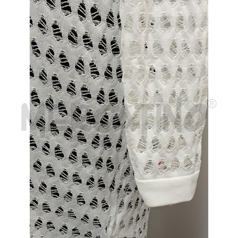 CARDIGAN DONNA OLTRE TRAFORATO BIANCO | Mercatino dell'Usato Torino tenivelli 4