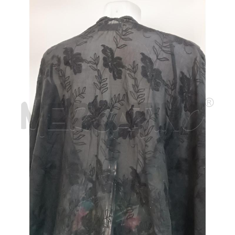 CASACCA DONNA DESIGUAL NERO RICAMATO VEGETALE | Mercatino dell'Usato Torino tenivelli 4