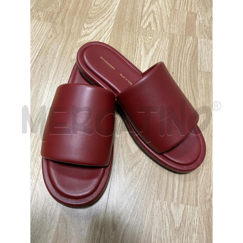 CIABATTE DONNA LIVIANA CONTI BORDEAUX | Mercatino dell'Usato Torino tenivelli 2