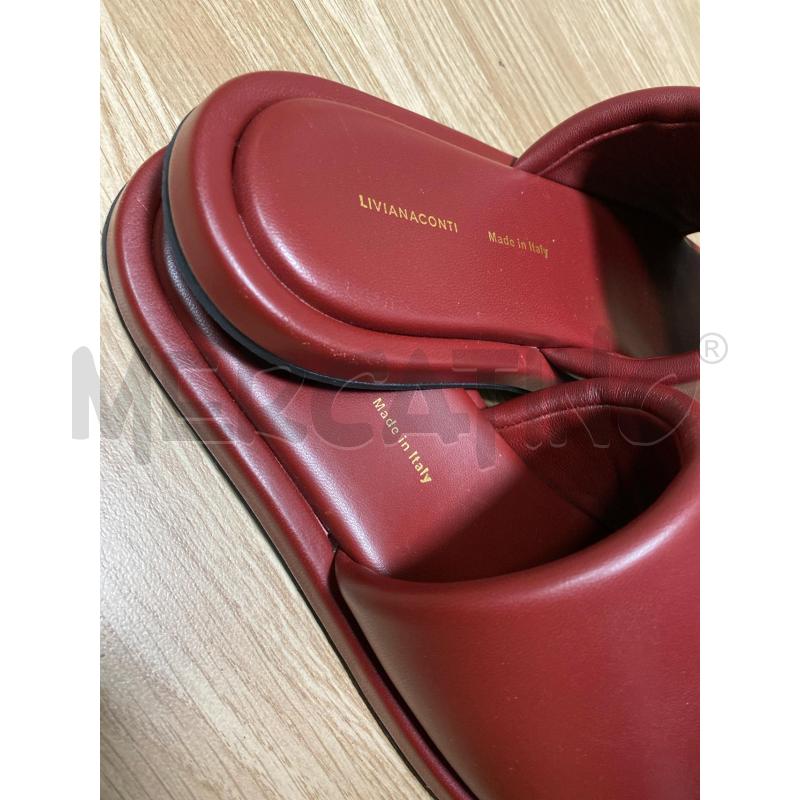 CIABATTE DONNA LIVIANA CONTI BORDEAUX | Mercatino dell'Usato Torino tenivelli 3