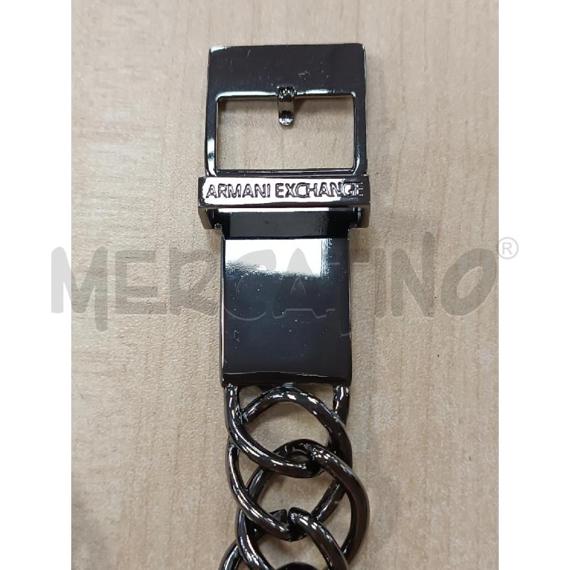 CINTURA DONNA ARMANI EXCHANGE ACCAIO NERO  | Mercatino dell'Usato Torino tenivelli 2