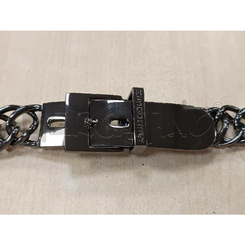 CINTURA DONNA ARMANI EXCHANGE ACCAIO NERO  | Mercatino dell'Usato Torino tenivelli 4