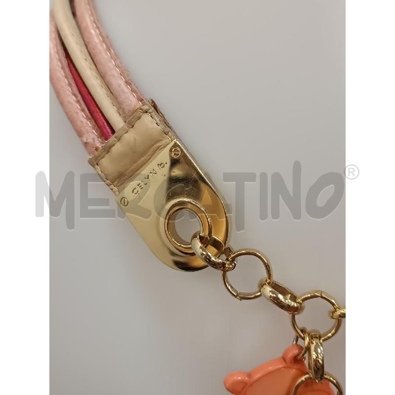 CINTURA DONNA CELYN B STRINGHE PELLE ROSA ROSSE CIPRIA | Mercatino dell'Usato Torino tenivelli 2
