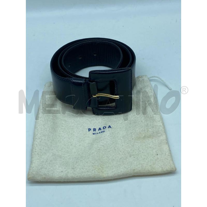 CINTURA DONNA PRADA BLU NOTTE 75/80CM | Mercatino dell'Usato Torino tenivelli 1