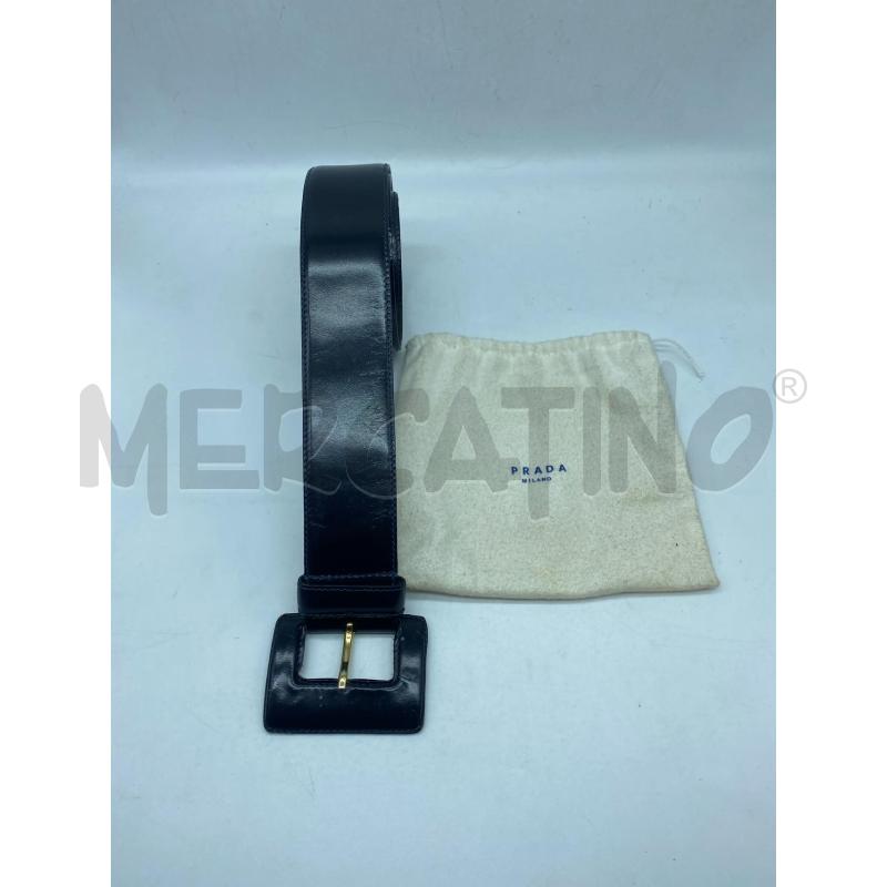 CINTURA DONNA PRADA BLU NOTTE 75/80CM | Mercatino dell'Usato Torino tenivelli 2