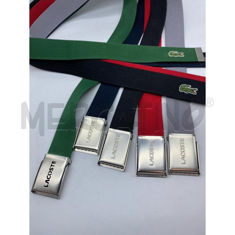 CINTURA UOMO LACOSTE IN TESSUTO COLORI VARI  | Mercatino dell'Usato Torino tenivelli 2