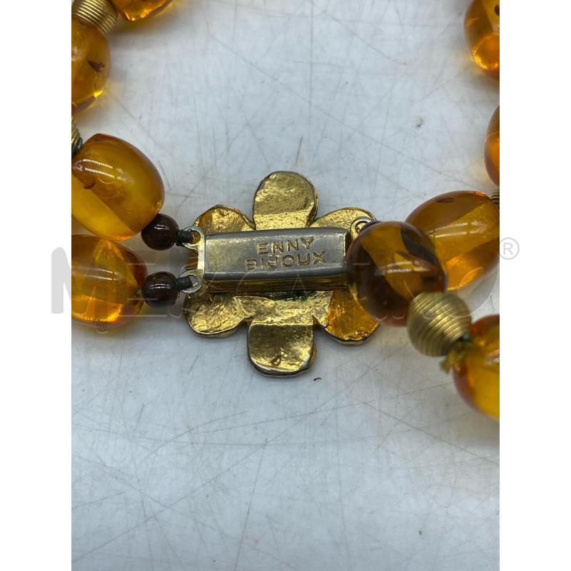 COLLANA ENNY BIJOUX PERLINE DUE GIRI T, AMBRA | Mercatino dell'Usato Torino tenivelli 4