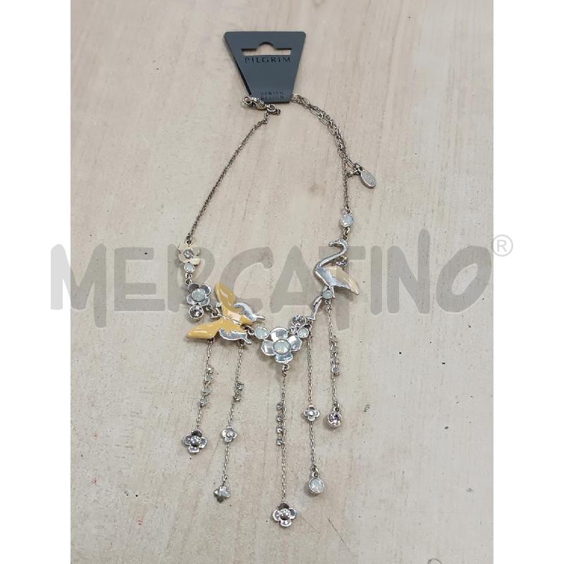 COLLANA PILGRIM FARFALLA E STRASS  | Mercatino dell'Usato Torino tenivelli 1