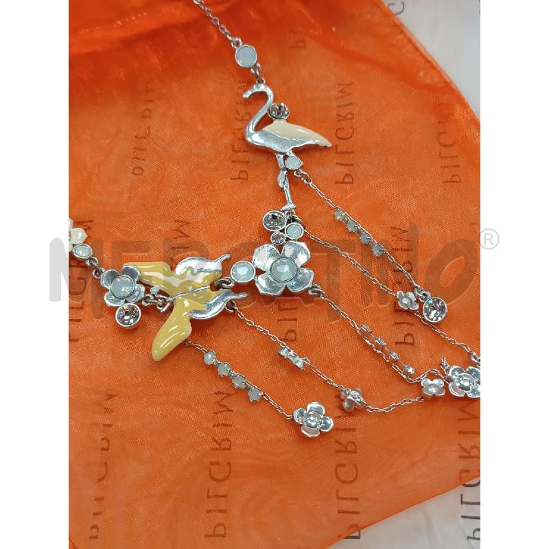 COLLANA PILGRIM FARFALLA E STRASS  | Mercatino dell'Usato Torino tenivelli 2