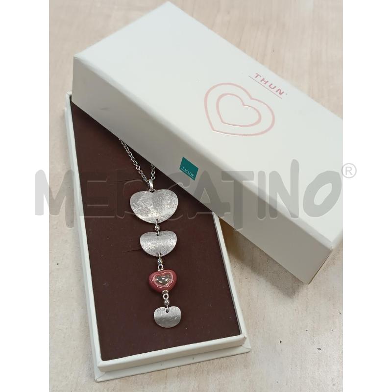 COLLANA THUN CUORICCINI DI ACCAIO  | Mercatino dell'Usato Torino tenivelli 1