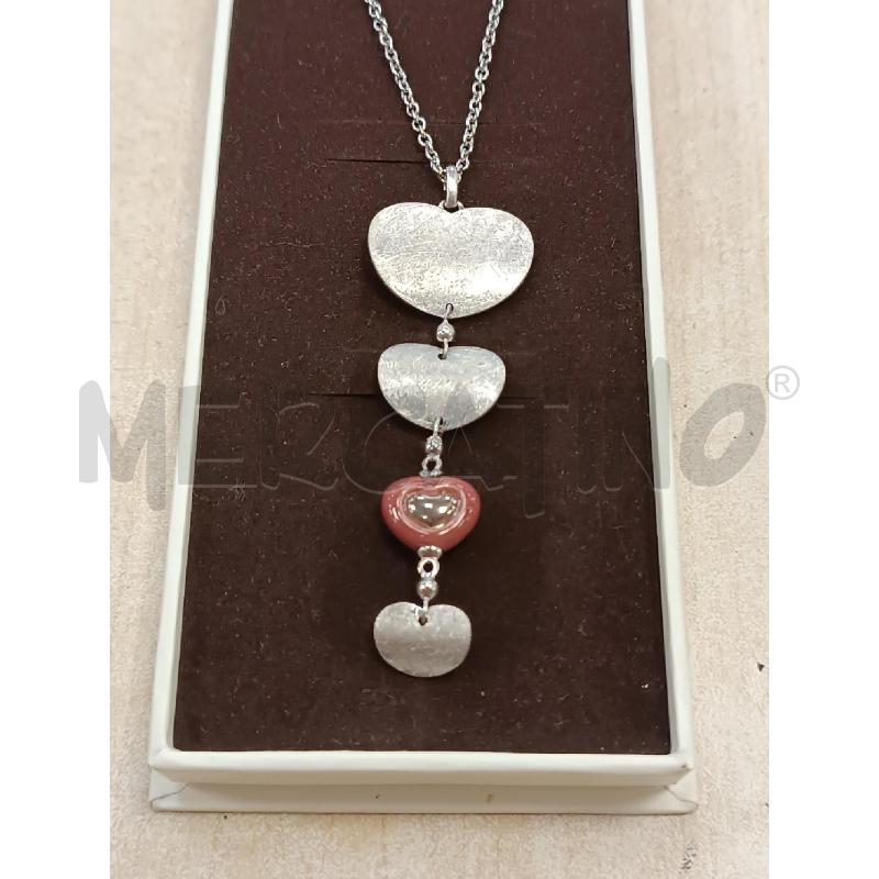 COLLANA THUN CUORICCINI DI ACCAIO  | Mercatino dell'Usato Torino tenivelli 2
