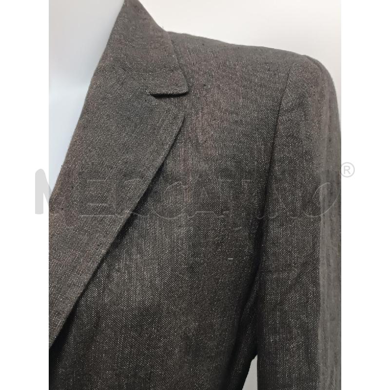 COMPLETO DONNA CARACTERE MARRONE GIACCA+PANTALONE IN LINO | Mercatino dell'Usato Torino tenivelli 4