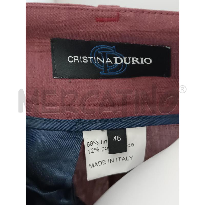 COMPLETO DONNA CRISTINA DURO VINACCIO VIOLA CANOTTA + PANTALONE  | Mercatino dell'Usato Torino tenivelli 4