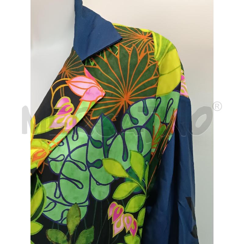 COMPLETO DONNA DIXIE FLORELAE VERDE GIALLO ROSA BASE BLUNOTTE | Mercatino dell'Usato Torino tenivelli 3