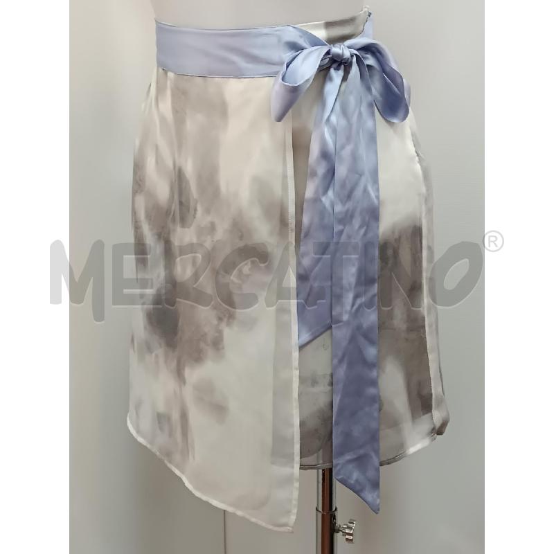 COMPLETO DONNA DI SETA GUESS GRIGIO NASTRO LILLA  | Mercatino dell'Usato Torino tenivelli 3