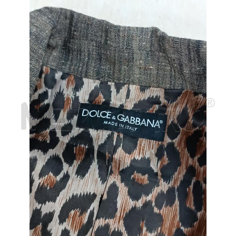 COMPLETO DONNA DOLCE&GABBANA MARRONE MELANGE GONNA + GIACCA  | Mercatino dell'Usato Torino tenivelli 5
