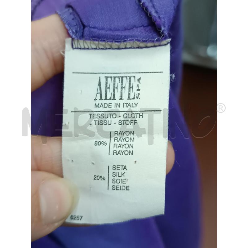 COMPLETO DONNA FERRETTI STUDIO VIOLA MISTO SETA CANOTTA + GOLFINO  | Mercatino dell'Usato Torino tenivelli 5