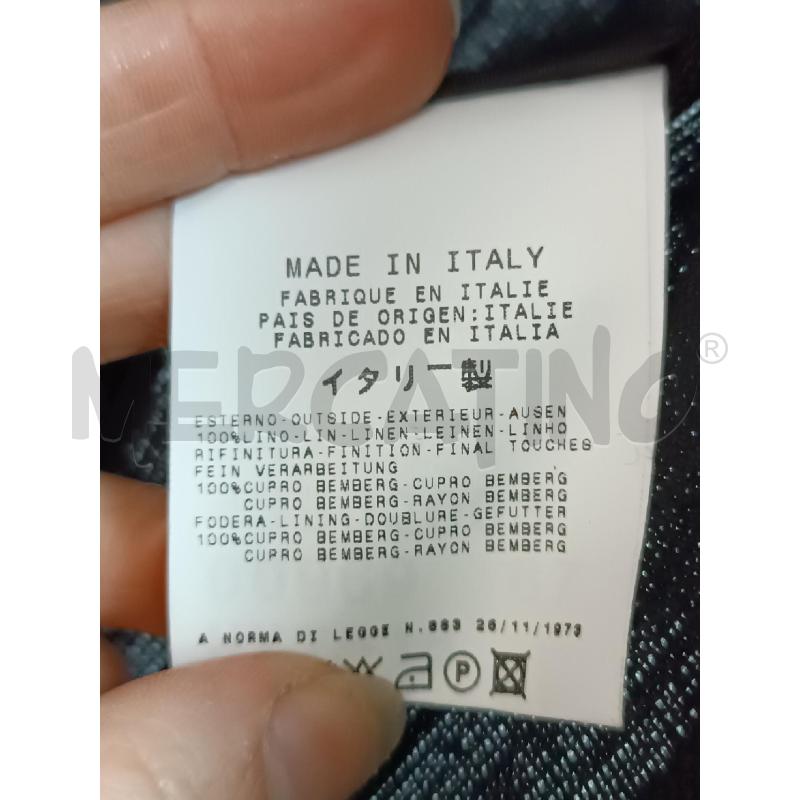 COMPLETO DONNA GIANFRANCO FERRE NERO 100% LINO PANTALONE + GILET | Mercatino dell'Usato Torino tenivelli 4