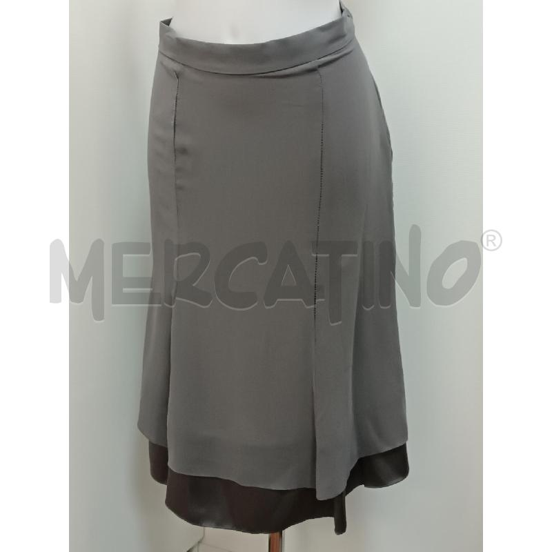 COMPLETO DONNA GIULIA VALLI GRIGIO T. SETA TOP + GONNA | Mercatino dell'Usato Torino tenivelli 4