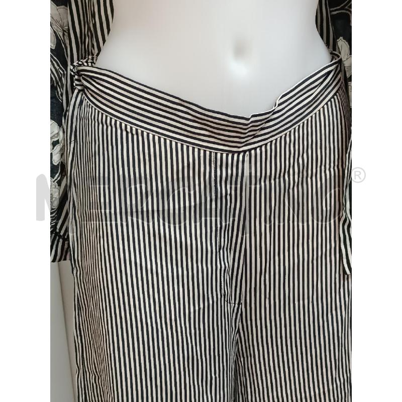 COMPLETO DONNA KAOS RIGHE NERE BEIGE PANTALONE +KIMONO | Mercatino dell'Usato Torino tenivelli 4