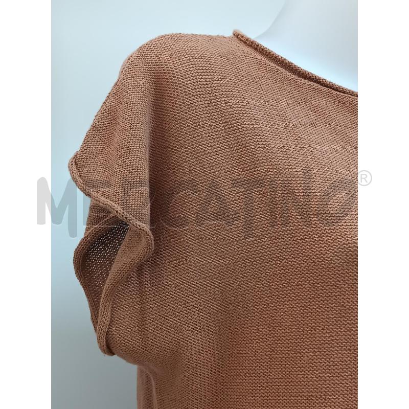 COMPLETO DONNA KONTATTO MARRONE DI MAGLIA CANOTTA + PANTALONE  | Mercatino dell'Usato Torino tenivelli 3