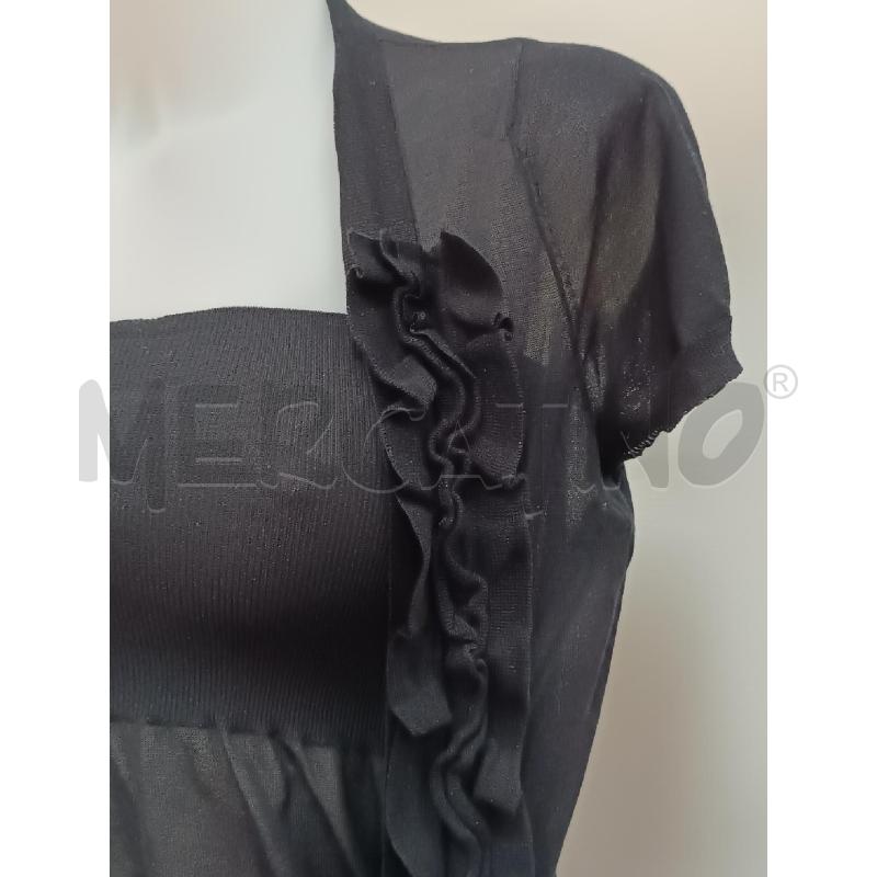 COMPLETO DONNA LIVIANA CONTI TOP + COLGINO NERO FROUFROU  | Mercatino dell'Usato Torino tenivelli 2