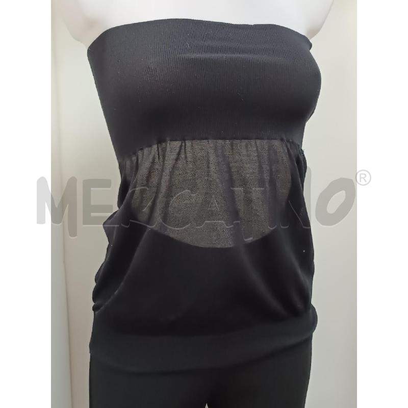 COMPLETO DONNA LIVIANA CONTI TOP + COLGINO NERO FROUFROU  | Mercatino dell'Usato Torino tenivelli 4