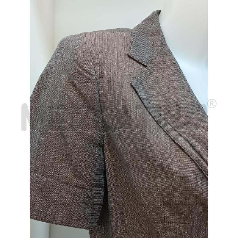 COMPLETO DONNA MAX MARA MISTOLINO MARRONE GIACCA 1/2 MANICA + GONNA  | Mercatino dell'Usato Torino tenivelli 3