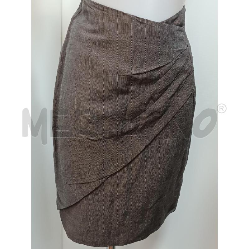 COMPLETO DONNA MAX MARA MISTOLINO MARRONE GIACCA 1/2 MANICA + GONNA  | Mercatino dell'Usato Torino tenivelli 4