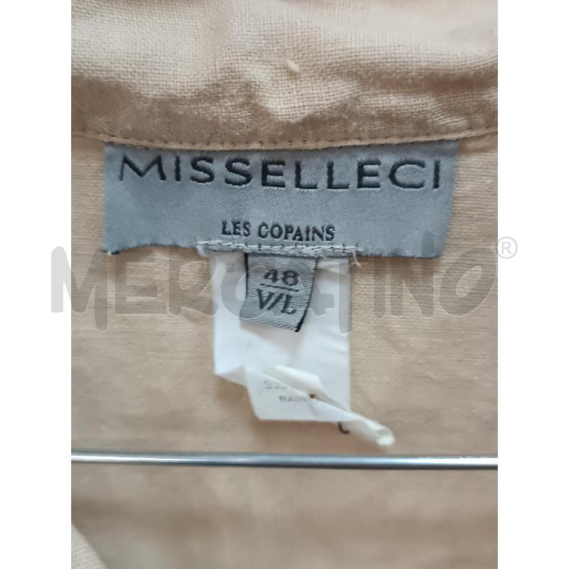 COMPLETO DONNA MISSECELLI LES COPAINS DI LINO BEIGE PANTALONE + CANOTTA  | Mercatino dell'Usato Torino tenivelli 5